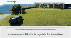 Desktop Screenshot of ambienteverde.ch